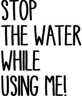 STOP THE WATER Partnerprogramm