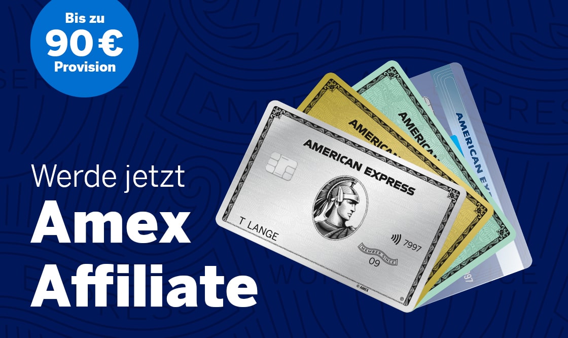 Werde jetzt Amex Affiliate